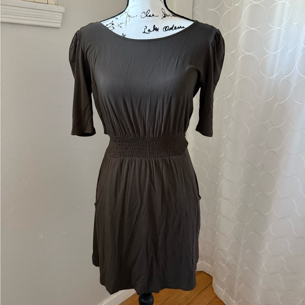 Olive Green Stretchy Forever 21 Dress Size M